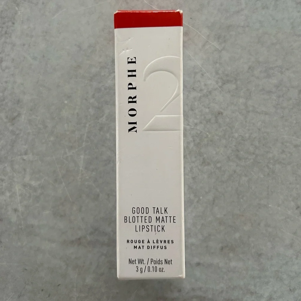 🌼 MORPHE 2 Good Talk Blotted Matte Lipstick - Red Sunset NIB